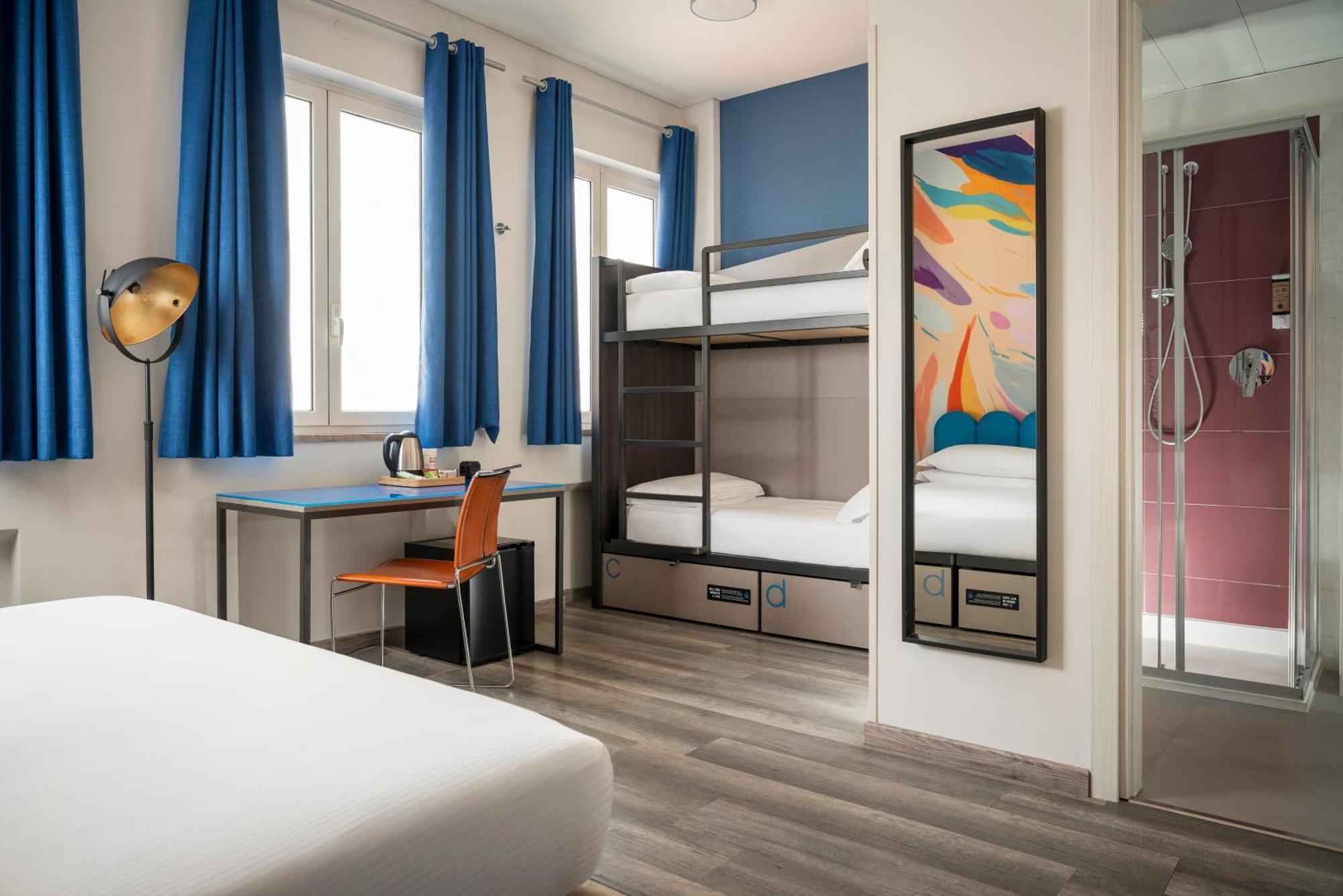 Vierbettzimmer mit eigenem Bad